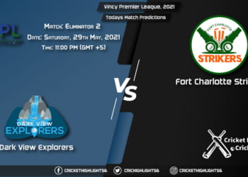 Vincy Premier League, 2021, Eliminator 2 Match DVE vs FCS, Playing 11 & Today's Match Predictions
