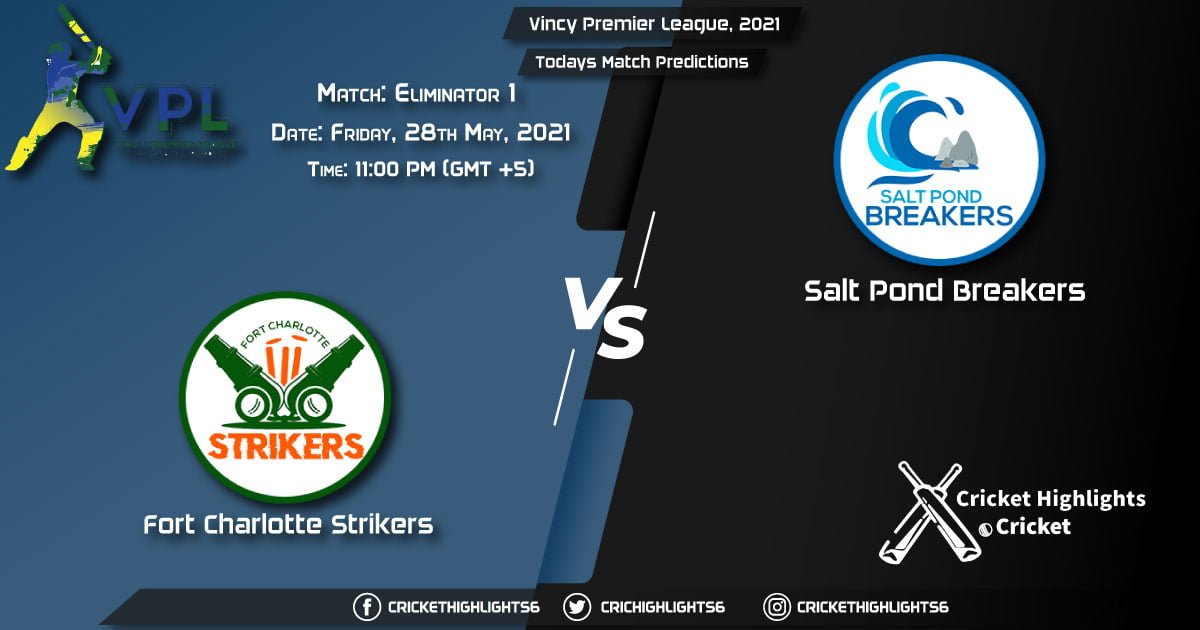 Vincy Premier League, 2021, Match Eliminator 1 FSC vs SPB, Playing 11 & Today's Match Predictions