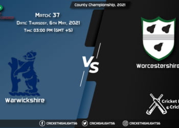 WAS vs WOR, Live Scorecard, Match 37, May 6, 2021, Live Cricket Score, County Championship, 2021