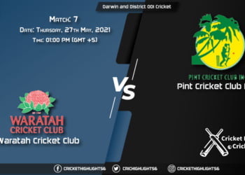 WCC vs PNC, Live Scorecard, Match 7, May 27, 2021, Live Cricket Score, Darwin and District Cricket Competition T20 League, 2021