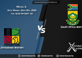 ZM-W vs SAW-E, Live Scorecard, Match 4, May 24, 2021, Live Cricket Score, South Africa Emerging Women Tour of Zimbabwe, 2021