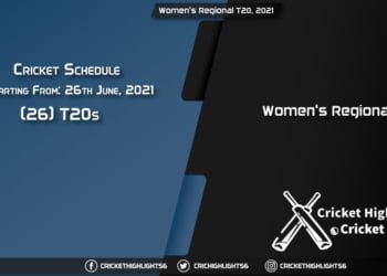 Women's Regional T20, 2021 - Schedule, Fixture List, Match Timings, Live Score, Results, Venues, Teams and Squads