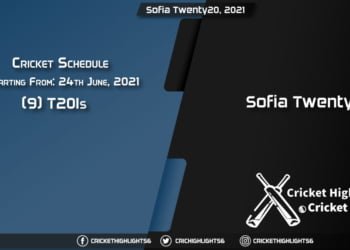 Sofia Twenty20, 2021 - Schedule, Fixture List, Match Timings, Live Score, Results, Venues, Teams and Squads