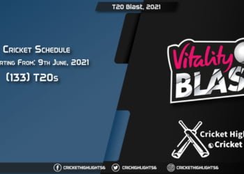 T20 Blast, 2021 - Schedule, Fixture List, Match Timings, Live Score, Results, Venues, Teams and Squads