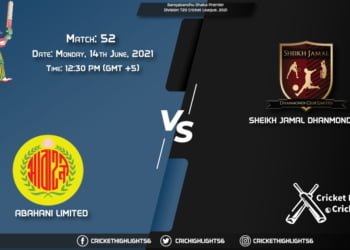 AL vs SJDC, Live Scorecard, Match 52, June 14, 2021, Live Cricket Score, Bangabandhu Dhaka Premier Division T20 Cricket League, 2021