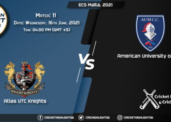 AUK vs AUM, Live Scorecard, Match 11, June 16, 2021, Live Cricket Score, ECS Malta, 2021