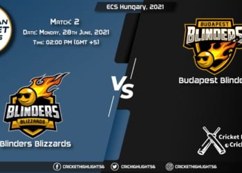 BLB vs BUB, Live Scorecard, Match 2, June 28, 2021, Live Cricket Score, ECS Hungary, 2021