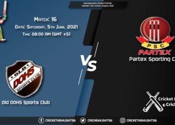 Bangabandhu Dhaka Premier Division T20 Cricket League, 2021 Live Match 16, DOHS vs PAR LIVE Streaming for free, When, Where, How to Watch