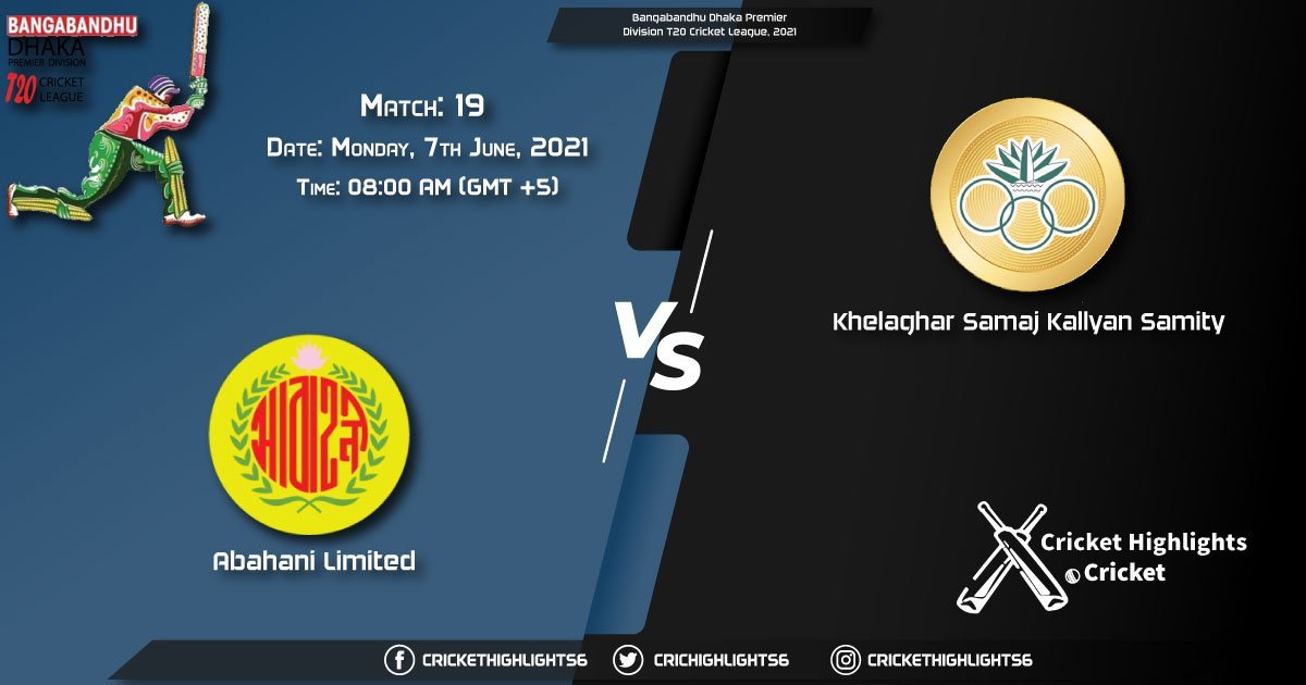 Bangabandhu Dhaka Premier Division T20 Cricket League, 2021 Live Match 19, AL vs KSKS LIVE Streaming for free, When, Where, How to Watch