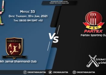Bangabandhu Dhaka Premier Division T20 Cricket League, 2021 Live Match 33, SJDC vs PAR LIVE Streaming for free, When, Where, How to Watch