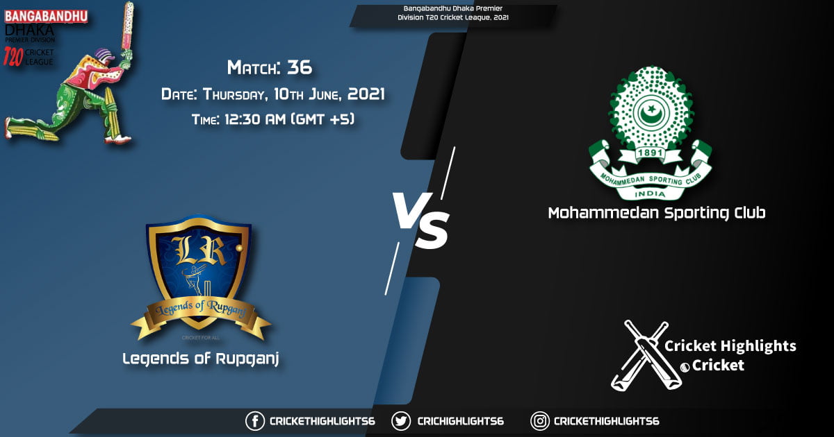 Bangabandhu Dhaka Premier Division T20 Cricket League, 2021 Live Match 36, LOR vs MSC LIVE Streaming for free, When, Where, How to Watch
