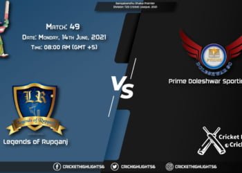 Bangabandhu Dhaka Premier Division T20 Cricket League, 2021 Live Match 49, LOR vs PDSC LIVE Streaming for free, When, Where, How to Watch
