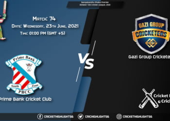 Bangabandhu Dhaka Premier Division T20 Cricket League, 2021 Live Match 74, PBCC vs GGC LIVE Streaming for free, When, Where, How to Watch