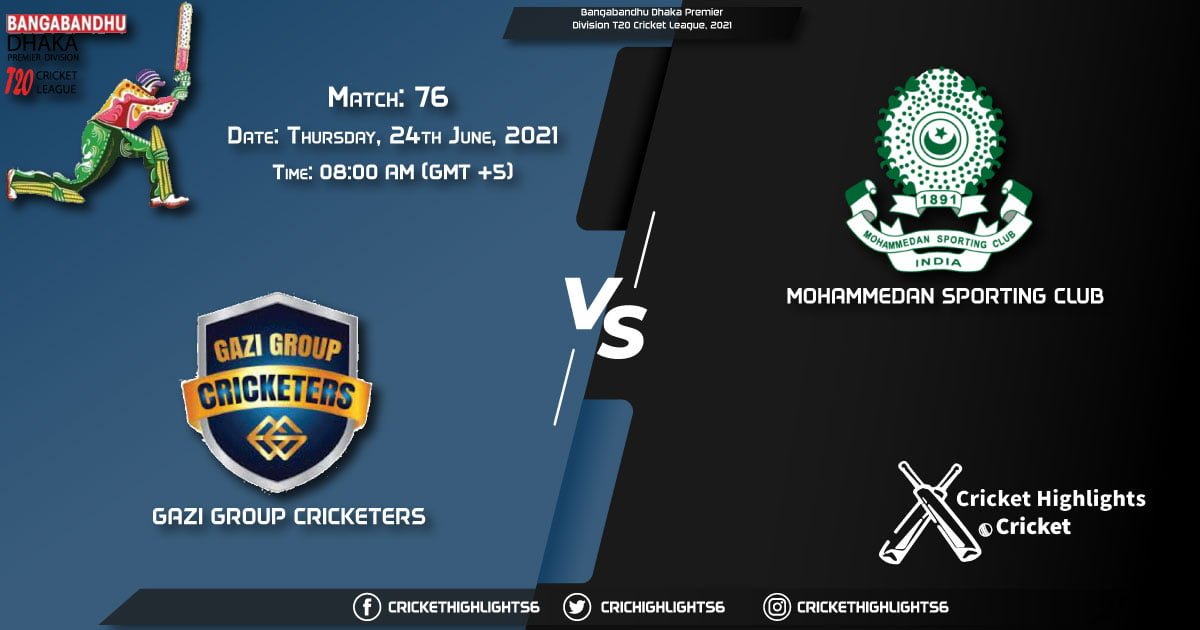 Bangabandhu Dhaka Premier Division T20 Cricket League, 2021 Live Match 76, GGC vs MSC LIVE Streaming for free, When, Where, How to Watch