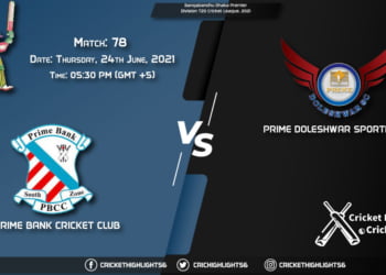 Bangabandhu Dhaka Premier Division T20 Cricket League, 2021 Live Match 78, PBCC vs PDSC LIVE Streaming for free, When, Where, How to Watch