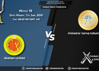 Bangabandhu Dhaka Premier Division T20 Cricket League, 2021, Match 19 AL vs KSKS, Playing 11 & Today's Match Predictions