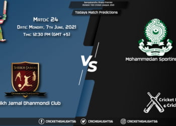 Bangabandhu Dhaka Premier Division T20 Cricket League, 2021, Match 24 SJDC vs MSC, Playing 11 & Today's Match Predictions