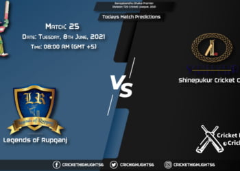 Bangabandhu Dhaka Premier Division T20 Cricket League, 2021, Match 25 LOR vs SCC, Playing 11 & Today's Match Predictions