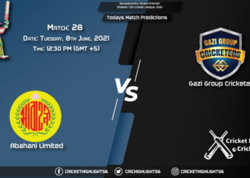 Bangabandhu Dhaka Premier Division T20 Cricket League, 2021, Match 28 AL vs GGC, Playing 11 & Today's Match Predictions