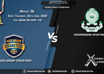 Bangabandhu Dhaka Premier Division T20 Cricket League, 2021, Match 76 GGC vs MSC, Playing 11 & Today's Match Predictions