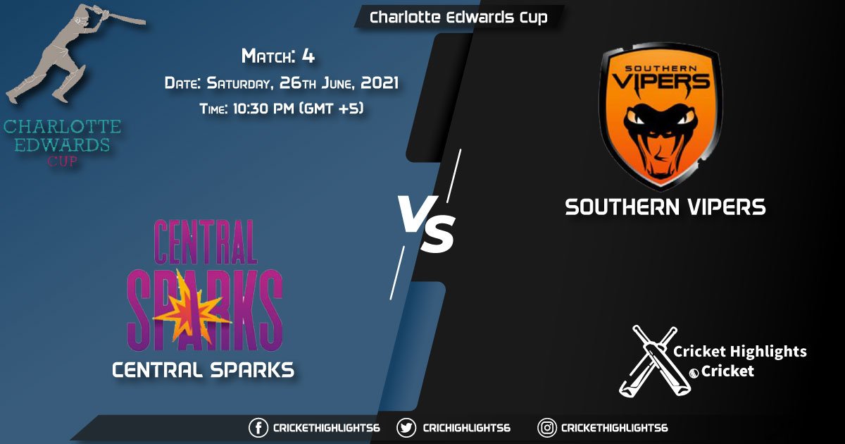 Charlotte Edwards Cup, 2021 Live Match 4, CES vs SV LIVE Streaming for free, When, Where, How to Watch