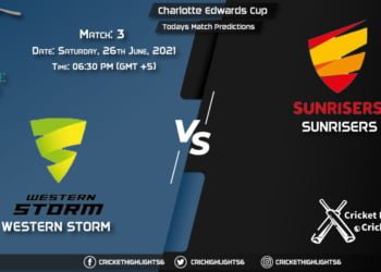 Charlotte Edwards Cup, 2021,Match 3 WS vs SUN, Playing 11 & Today's Match Predictions
