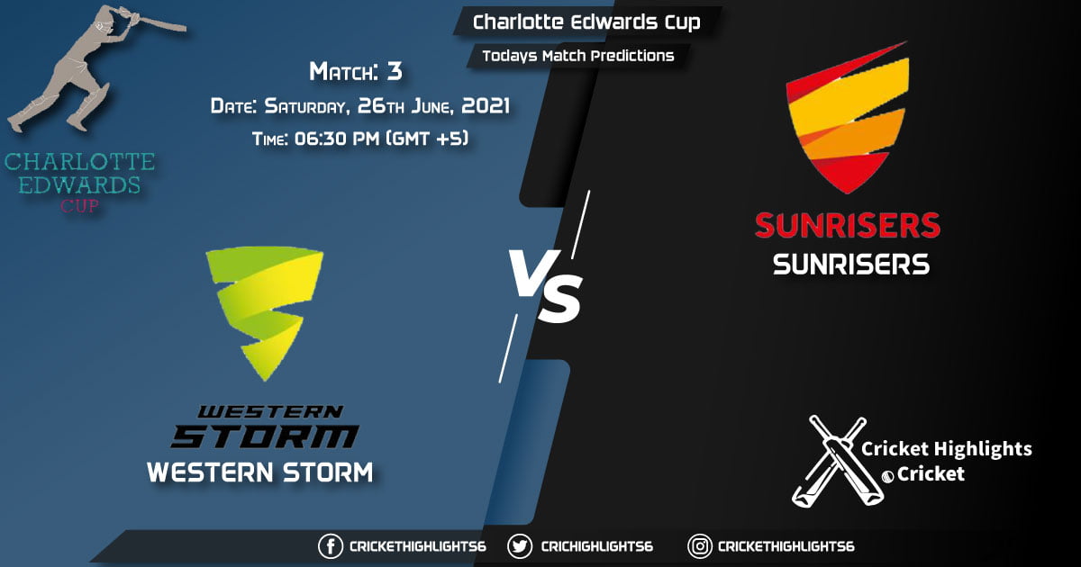 Charlotte Edwards Cup, 2021,Match 3 WS vs SUN, Playing 11 & Today's Match Predictions
