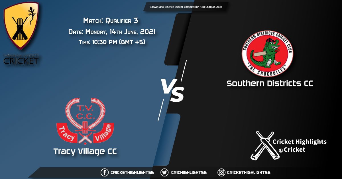 Darwin and District Cricket Competition T20 League, 2021, 2021 Live Qualifier 3 Match, TRV vs SD LIVE Streaming for free, When, Where, How to Watch