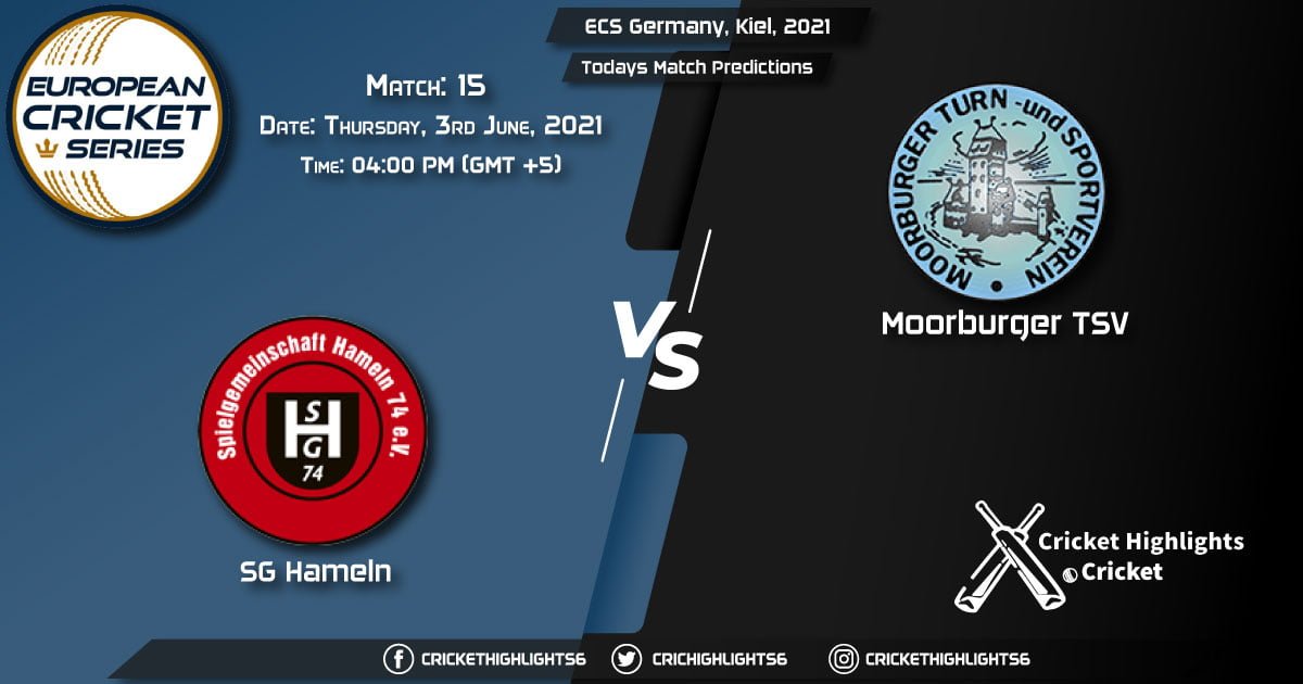 ECS Germany, Kiel, 2021, Match 15 SGH vs MTSV, Playing 11 & Today's Match Predictions