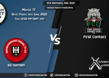 ECS Germany, Kiel, 2021, Match 17 SGH vs FCT, Playing 11 & Today's Match Predictions