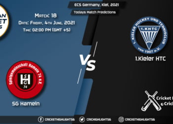 ECS Germany, Kiel, 2021, Match 18 SGH vs KHTC, Playing 11 & Today's Match Predictions