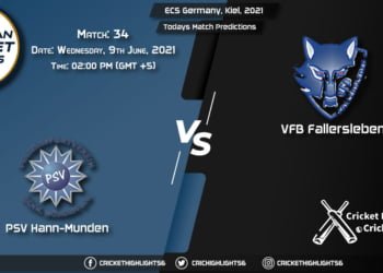 ECS Germany, Kiel, 2021, Match 34 PSV vs VFB, Playing 11 & Today's Match Predictions