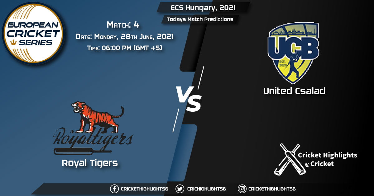 ECS Hungary, 2021, Match 4 ROT vs UCB, Playing 11 & Today's Match Predictions