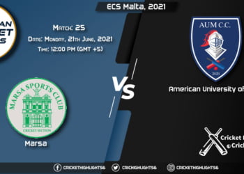 ECS Malta, 2021 Live Match 25, MAR vs AUM LIVE Streaming for free, When, Where, How to Watch