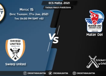 ECS Malta, 2021, Match 15 SKU vs MTD, Playing 11 & Today's Match Predictions