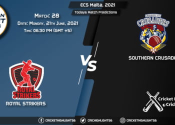 ECS Malta, 2021, Match 28 RST vs SOC, Playing 11 & Today's Match Predictions