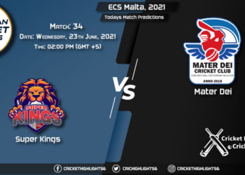 ECS Malta, 2021, Match 34 SKI vs MTD, Playing 11 & Today's Match Predictions