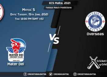 ECS Malta, 2021, Match 5 MTD vs OVR, Playing 11 & Today's Match Predictions