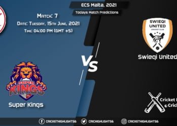 ECS Malta, 2021, Match 7 SKI vs SKU, Playing 11 & Today's Match Predictions