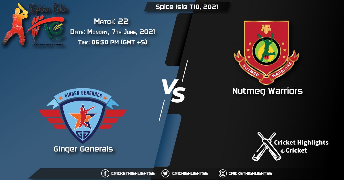 GG vs NW, Live Scorecard, Match 22, June 7, 2021, Live Cricket Score, Spice Isle T10, 2021