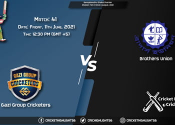 GGC vs BU, Live Scorecard, Match 41, June 11, 2021, Live Cricket Score, Bangabandhu Dhaka Premier Division T20 Cricket League, 2021