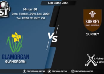 GLA vs SUR, Live Scorecard, Match 81, June 29, 2021, Live Cricket Score, T20 Blast, 2021