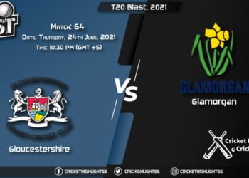 GLO vs GLA, Live Scorecard, Match 64, June 24, 2021, Live Cricket Score, T20 Blast, 2021
