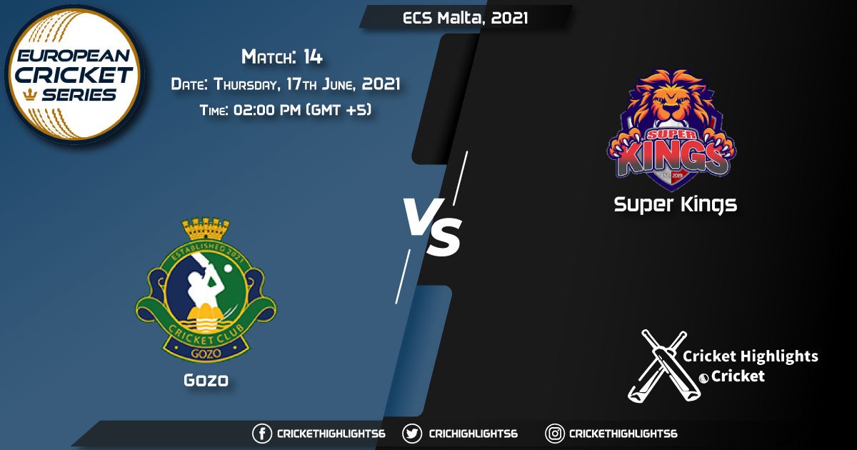 GOZ vs SKI, Live Scorecard, Match 14, June 17, 2021, Live Cricket Score, ECS Malta, 2021