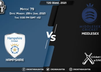 HAM vs MID, Live Scorecard, Match 79, June 28, 2021, Live Cricket Score, T20 Blast, 2021