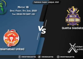 ISL vs QUE, Live Scorecard, Match 18, June 11, 2021, Live Cricket Score, Pakistan Super League, 2021