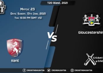 KET vs GLO, Live Scorecard, Match 23, June 13, 2021, Live Cricket Score, T20 Blast, 2021