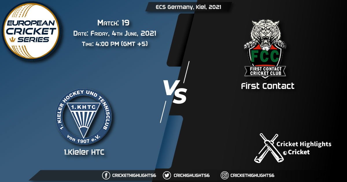 KHTC vs FCT, Live Scorecard, Match 19, June 4, 2021, Live Cricket Score, ECS Germany, Kiel, 2021