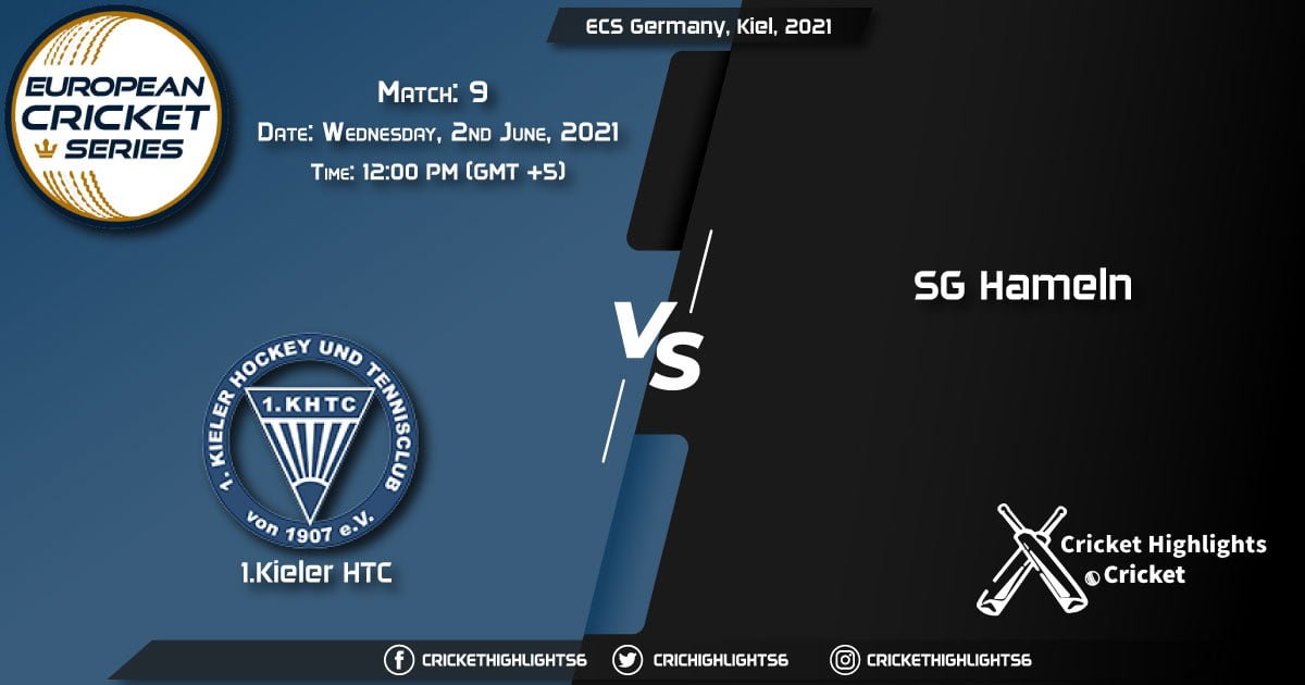 KHTC vs SGH, Live Scorecard, Match 9, June 2, 2021, Live Cricket Score, ECS Germany, Kiel, 2021