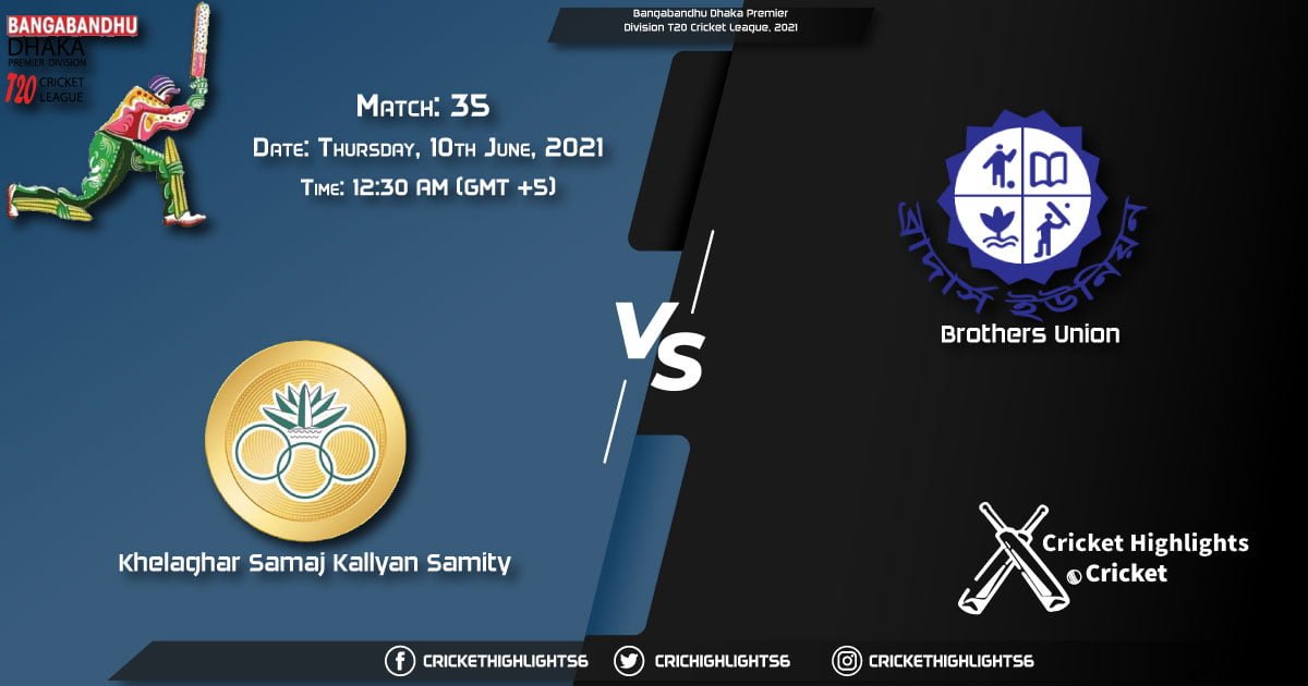 KSKS vs BU, Live Scorecard, Match 35, June 10, 2021, Live Cricket Score, Bangabandhu Dhaka Premier Division T20 Cricket League, 2021